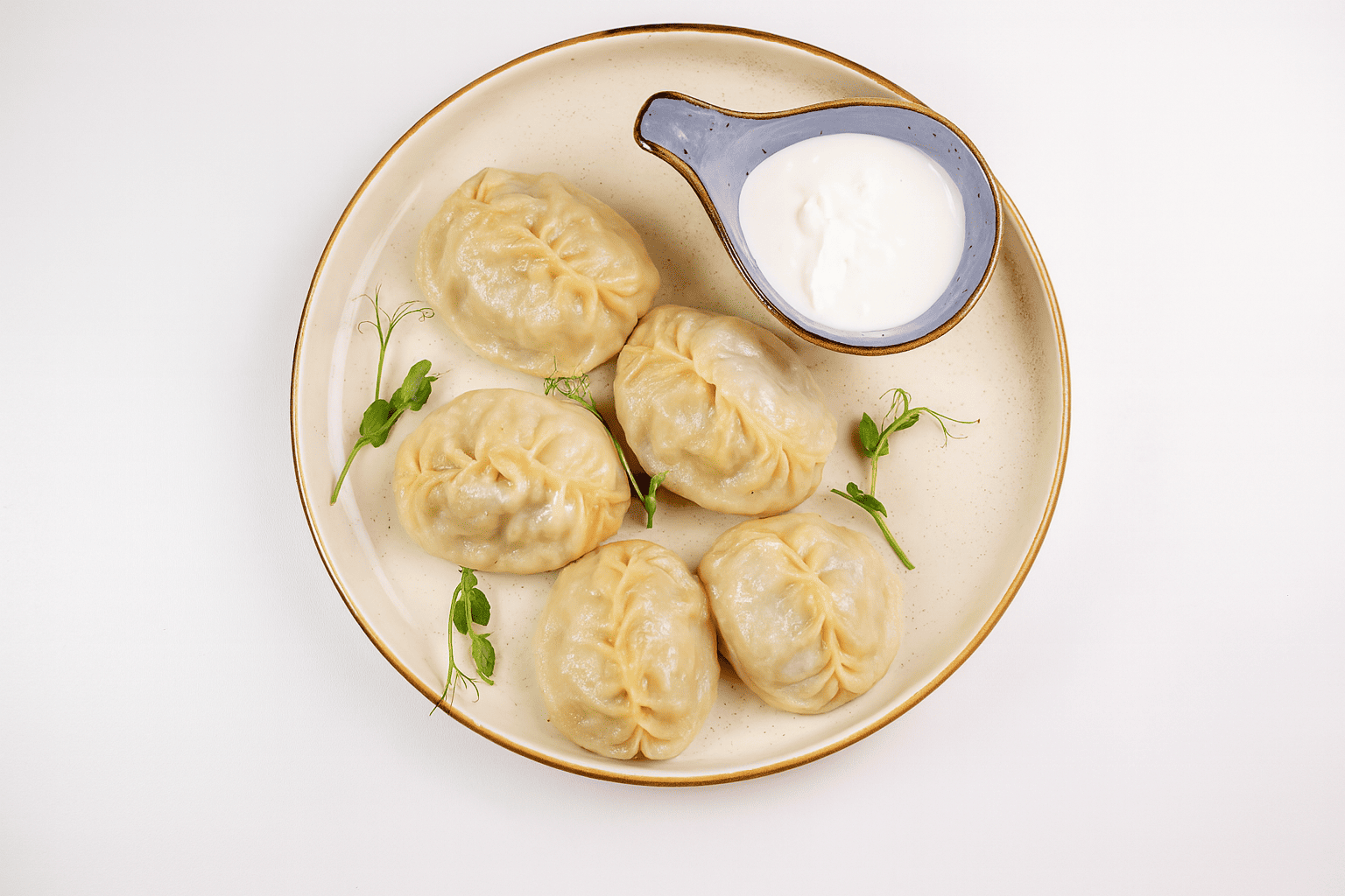 Манты с мясом